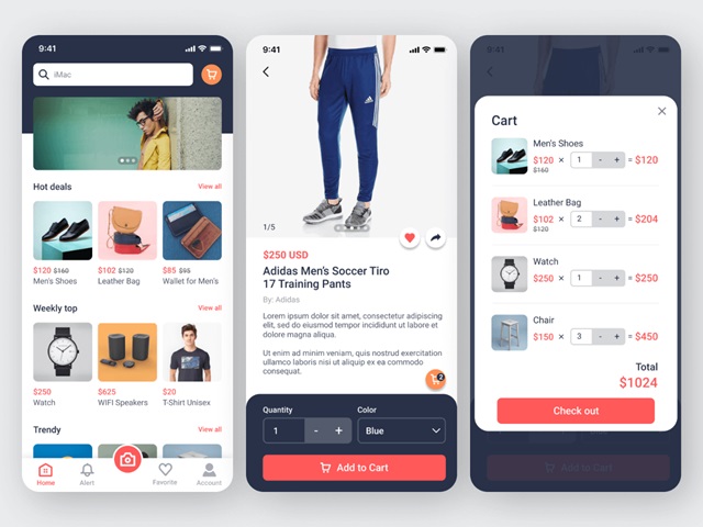 eCommerce platform with web and mobile applications