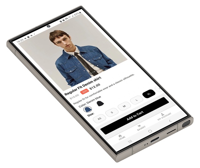 eCommerce solution adding to basket