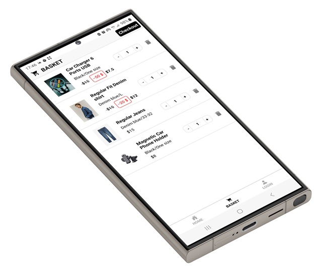 eCommerce solution basket